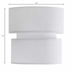 Dunelm Frea 22cm Cylinder Shade -Cheap wall lights Store 30786063 alt04