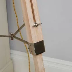 Dunelm Trio Tripod Light Wood Floor Lamp -Cheap wall lights Store 30787668 alt03