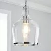Dunelm Lenny Glass Pendant Ceiling Fitting -Cheap wall lights Store 30788318