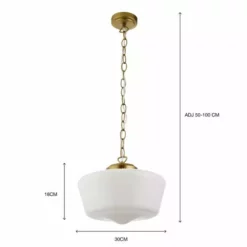 Dunelm Mondez Bathroom 1 Light Pendant Ceiling Fitting -Cheap wall lights Store 30789832 alt05