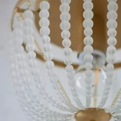 Dunelm Alora Bathroom Beaded Flush Chandelier -Cheap wall lights Store 30789836 alt03