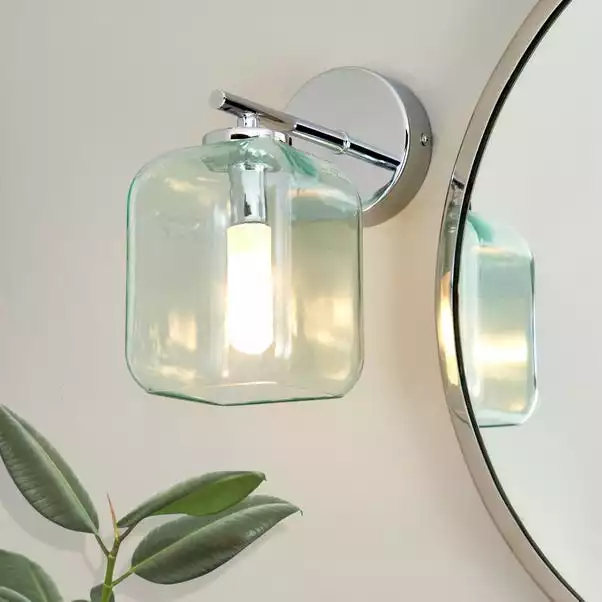 Dunelm Lucia Green Bathroom Wall Light 3 Dunelm Lucia Green Bathroom Wall Light