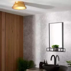 Dunelm Barton Bathroom 1 Light Flush Ceiling Fitting -Cheap wall lights Store 30789853 alt04