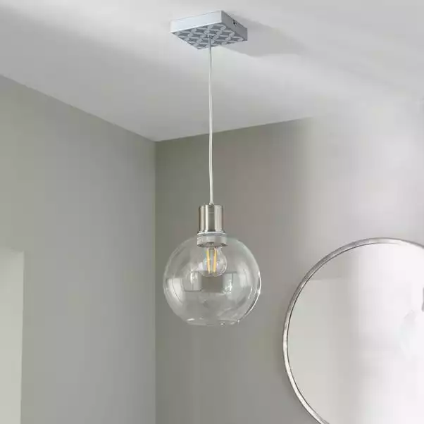 Dunelm Geometric Tile 1 Light Pendant Ceiling Fitting 4 Dunelm Geometric Tile 1 Light Pendant Ceiling Fitting - Image 2
