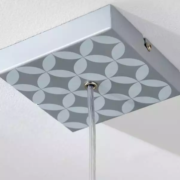 Dunelm Geometric Tile 1 Light Pendant Ceiling Fitting 6 Dunelm Geometric Tile 1 Light Pendant Ceiling Fitting - Image 4
