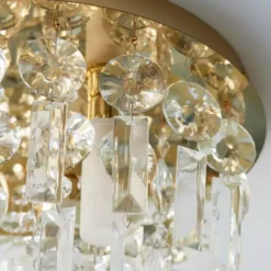 Dunelm Bel Air Satin Gold Bathroom 3 Light Flush Ceiling Fitting 11 Dunelm Bel Air Satin Gold Bathroom 3 Light Flush Ceiling Fitting -Cheap wall lights Store 30789884 alt03