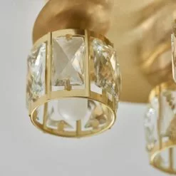 Dunelm Kylie Bathroom 3 Light Flush Ceiling Fitting -Cheap wall lights Store 30789887 alt03