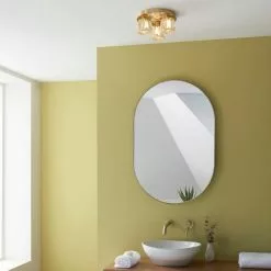 Dunelm Kylie Bathroom 3 Light Flush Ceiling Fitting -Cheap wall lights Store 30789887 alt04