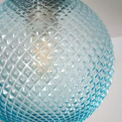 Dunelm Tropic Bathoom Faceted Sphere 1 Light Flush Ceiling Fitting -Cheap wall lights Store 30789913 alt02