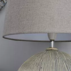 Dunelm Dahlia Scratched Resin Grey Table Lamp -Cheap wall lights Store 30792138 alt03