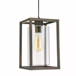 Dunelm London Industrial 1 Light Pendant Bronze Ceiling Fitting -Cheap wall lights Store 30792341 alt05