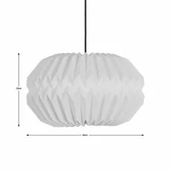 The Edited Life Pahal Origami Paper Pendant White -Cheap wall lights Store 30796636 alt04
