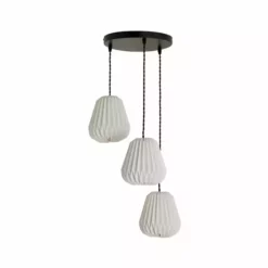 The Edited Life Origami 3 Light Paper Cluster Ceiling Fitting 9 The Edited Life Origami 3 Light Paper Cluster Ceiling Fitting -Cheap wall lights Store 30796664 alt03