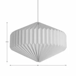 The Edited Life Origami Hexagon Paper Pendant Large -Cheap wall lights Store 30796671 alt04