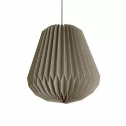 The Edited Life Origami Decagon Paper Pendant Grey -Cheap wall lights Store 30796673 alt03