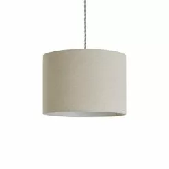 Dunelm Luna 28cm Drum Shade Natural 8 Dunelm Luna 28cm Drum Shade Natural -Cheap wall lights Store 30796678 alt02