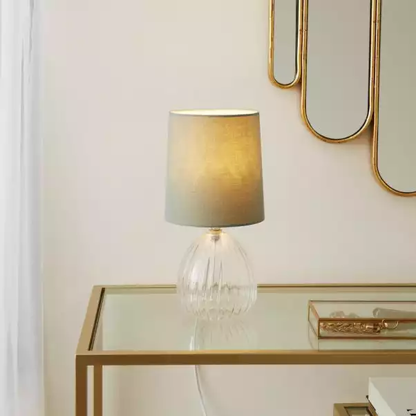 Dunelm Cherie Glass Table Lamp 3 Dunelm Cherie Glass Table Lamp
