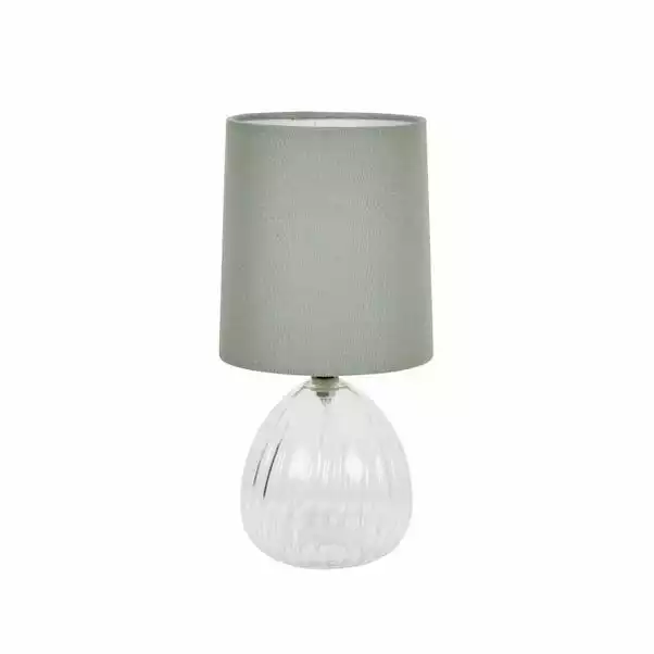 Dunelm Cherie Glass Table Lamp 7 Dunelm Cherie Glass Table Lamp - Image 5