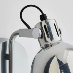 Dunelm Issac Chrome Effect Wall Light -Cheap wall lights Store 30798514 alt03