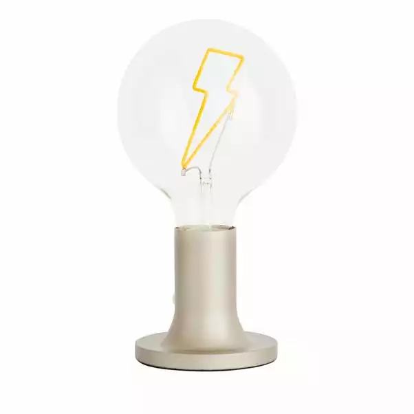 Dunelm Lightning Bolt Bulb Table Lamp 7 Dunelm Lightning Bolt Bulb Table Lamp - Image 5