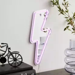 Dunelm Lightning Bolt Neon Sign -Cheap wall lights Store 30798519 alt04