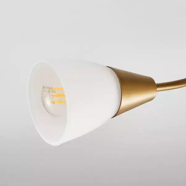 Dunelm Ordway Frosted 3 Light Ceiling Fitting 5 Dunelm Ordway Frosted 3 Light Ceiling Fitting - Image 3