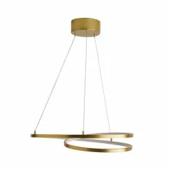 Dunelm Menton Integrated LED Swirl Ceiling Fitting -Cheap wall lights Store 30798594 alt04