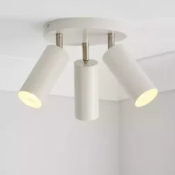Dunelm Leila 3 Light Semi Flush Ceiling Fitting