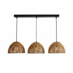 Dunelm Artisan Avery Natural 3 Light Diner Ceiling Fitting -Cheap wall lights Store 30798643 alt04