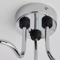 Dunelm Tanner 3 Light Semi Flush Ceiling Fitting -Cheap wall lights Store 30798650 alt03