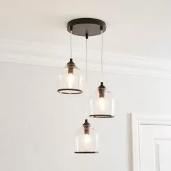 Dunelm Lenny 3 Light Cluster Ceiling Fitting