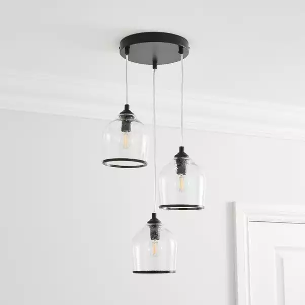 Dunelm Lenny 3 Light Cluster Ceiling Fitting 4 Dunelm Lenny 3 Light Cluster Ceiling Fitting - Image 2