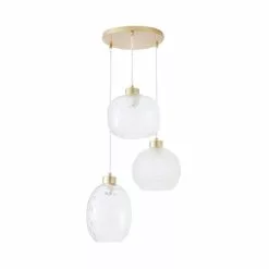 Dunelm Elodie Clear 3 Light Cluster Ceiling Fitting -Cheap wall lights Store 30798658 alt04