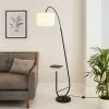 Dunelm Huxley Extendable Arc Floor Lamp With Table -Cheap wall lights Store 30802431