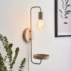Dunelm Aubrey Exposed Bulb Shelf Wall Light -Cheap wall lights Store 30802438