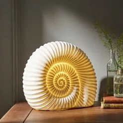 Natural History Museum Porcelain Ammonite Lamp