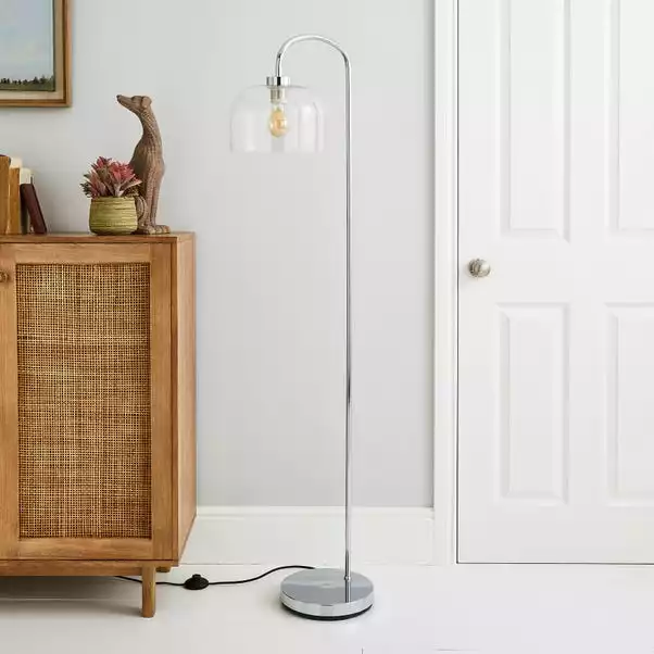 Dunelm Palazzo Clear Floor Lamp 4 Dunelm Palazzo Clear Floor Lamp - Image 2