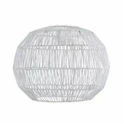 Dunelm Wicker Woven Easy Fit Pendant White -Cheap wall lights Store 30808830 alt05