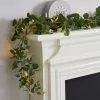 Dunelm Eucalyptus Green Lit Garland