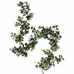 Dunelm Eucalyptus Green Lit Garland -Cheap wall lights Store 30808831 alt05