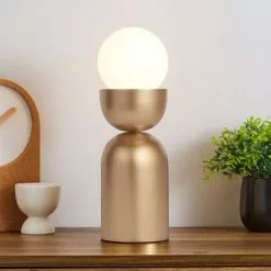 Dunelm Lunebar Touch Table Lamp