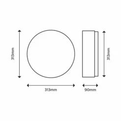 Philips Balance Integrated LED Bathroom Ceiling Light 10 Philips Balance Integrated LED Bathroom Ceiling Light -Cheap wall lights Store 30838284 alt02